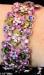 Floral Stretch Bracelet: Rhinestone Floral Stretch Bracelet