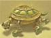Turtle - Vintage Rhinestone and Enamel