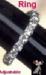 Stretch Ring: Clear Rhinestone Stretch Ring, Rhinestone Ring