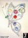 Butterfly Pin: Multi-color Rhinestone Butterfly Brooch Pin