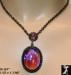 Jelly Opal Czech Necklace: Vintage Dragon's Breath Necklace