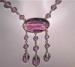 Amethyst Crystal Pendant Necklace