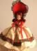 Nancy Ann Storybook Doll -- Hard Plastic Red Hat Fringe