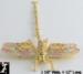Dragonfly Brooch: Pastel Rhinestone Dragonfly Pin Pendant