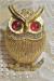 Fancy Vintage Rhinestone Great Horned Owl