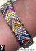 Rhinestone Bangle Bracelet; Wide Colorful Rhinestone Bangle