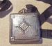 Vintage Art Deco Hammered Sterling Locket