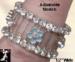 Stretch Ring: Caged Daisy Enamel Rhinestone Stretch Ring