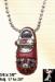 Baby Shoe Pendant Necklace: Red Baby Shoe Pendant Necklace