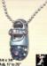 Baby Shoe Pendant Necklace: Baby Shoe Pendant Necklace Blue