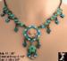Necklace Set: Floral Rhinestone Romantic Necklace Earrings