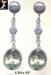Earrings:  Art Deco Earrings, Crystal Art Deco Drop Earrings