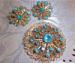 Coro Aqua Rhinestones Set