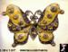 Butterfly Pin: Rhinestone Enamel Butterfly Brooch, Butterfly