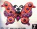 Butterfly Pin: Enamel Rhinestone Butterfly Brooch, Butterfly