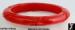 Bakelite Bangle Bracelet: Cherry Red Carved Bakelite Bangle