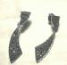 Sterling and Marcasite Art Deco Style Earrings
