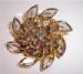 Beautiful Black Diamond Rhinestone Brooch