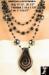 Art Glass Necklace Set: Glass Necklace Set, Glass Jewelry