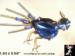 Bird Pin: Vintage Blue Rhinestone Bird Pin, Bird Brooch