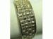 Signed Sarah Coventry Gold Tone Basket Weave Bracelet Clampe