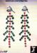 Christmas Earrings: Chandelier Christmas Tree Earrings:
