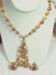 Set Tassel Necklace & Earrings Coffee, Pink, AB