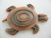 Signed JJ Copper Turtle Pin / Brooch