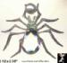 48Spider Pin:  Swarovski AB Rhinestone Spider Brooch Jewelry