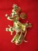 Minnie Mouse Gold Tone Pin / Brooch