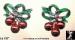 Christmas Earrings: Christmas Jingle Bell Earrings Red Green