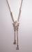 Beautiful Sterling and CZ Necklace
