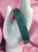 Vintage Thick Bakelite Green Bangle Bracelet