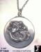 Art Nouveau Locket: William B. Kerr Sterling Silver Locket