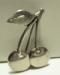Vintage Sterling Cherry Pin - Signed
