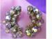 Vintage Bling Half Moon Aurora Borealis Rhinestone Clips