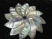 Sterling Silver Mexican 925 Abalone Pin Wheel Brooch / Pin