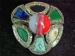 Signed Miracle ''Celtic'' Brooch / Pin /Pendant Colorful