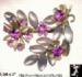 Vintage Judy Lee Floral Pin: Judy Lee Pink Rhinestone Pin
