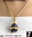 Rhinestone Egg Pendant: Faberge Look Egg Pendant Necklace