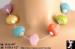 Necklace Set: Chunky Multi Color Beads Necklace Earrings