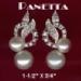 Earrings: Vintage Panetta Rhinestone Simulated Pearl Earring