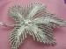 Signed Sarah Coventry Bright Silver Tone Leaf Brooch / Pin