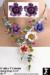 Necklace Set: Rhinestone Enamel Flower Necklace Earrings