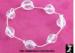 Clear Lucite Bangle Bracelet: Wire Bangle Bracelet Lucite