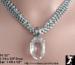 Necklace Set: Magnetic Closure Crystal Drop Necklace Set
