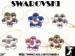 Stretch Toe Rings: Swarovski Rhinestone Daisy Toe Rings #2