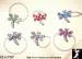 Toe Rings: Rhinestone Dragonfly Stretch Toe Rings, Dragonfly