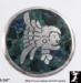 Taxco Mexican Sterling Silver Crushed Stone Pin Pendant