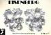 Eisenberg Earrings: Vintage Eisenberg Rhinestone Earrings
